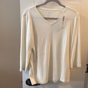 Chico's Size 1 Cotton Top